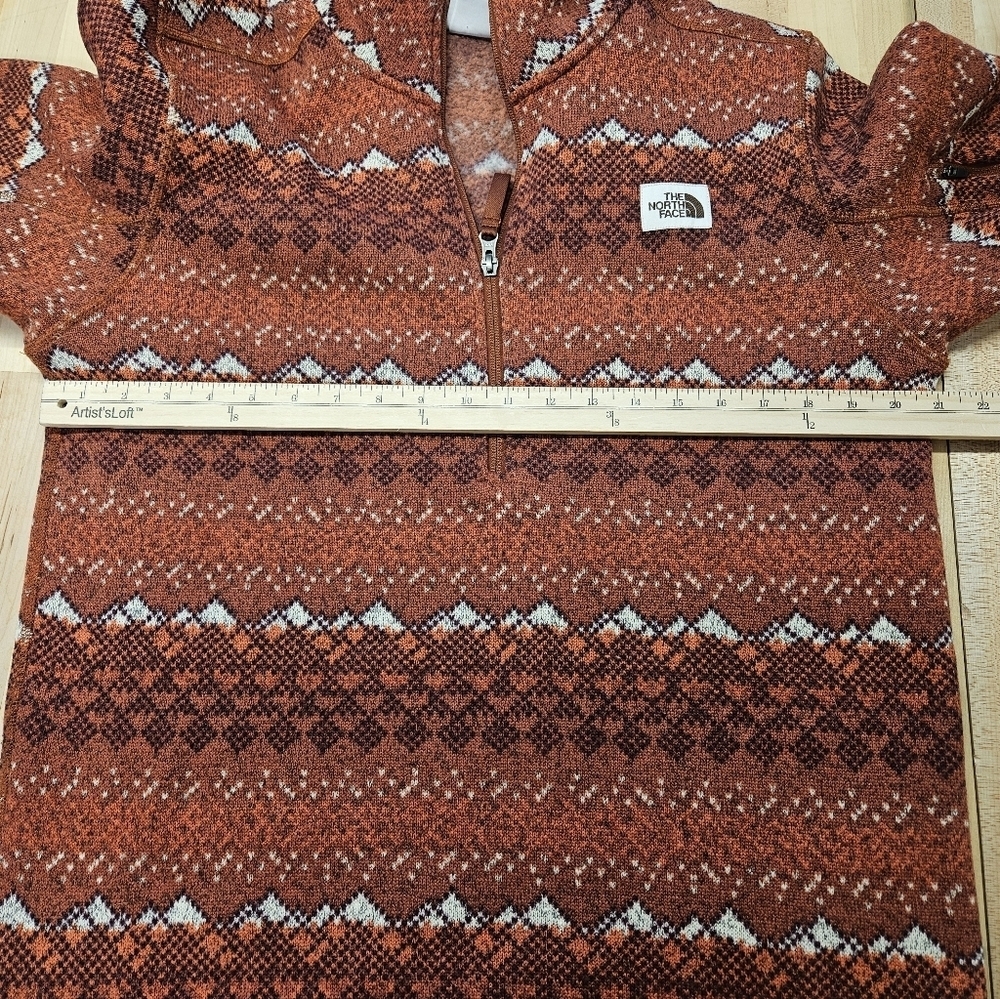The North Face Brown Patterned Pullover - Picture 6 of 9
